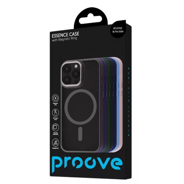 Фото - Чехол для смартфона Proove Essence Case with Magnetic Ring iPhone 16 Pro Max Natural Titanium (PCECIP16PM27)