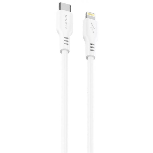 Фото - Кабель Proove Rebirth Type-C to Lightning 27W 1m White (CCRE27002102)
