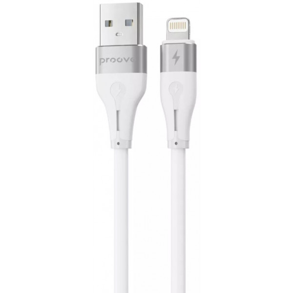 Фото - Кабель Proove Soft Silicone Lightning 2.4A 1m White (492020003)