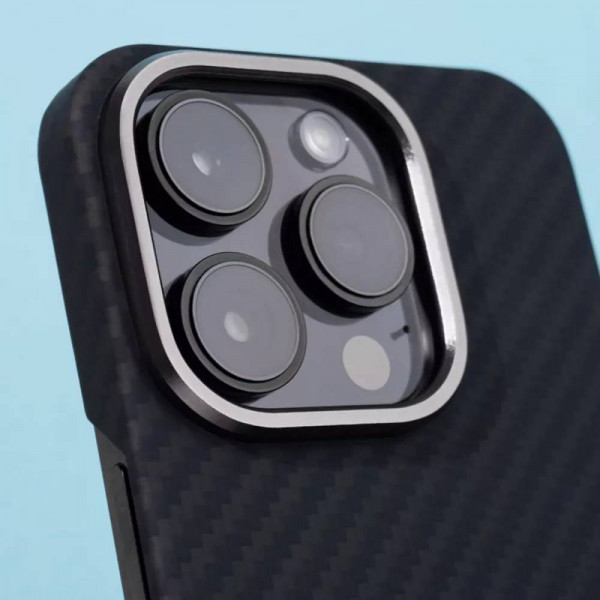 Фото - Чехол для смартфона Proove Carbon Slim with Magnetic Ring iPhone 15 Pro Black (PCCSIP15P002)