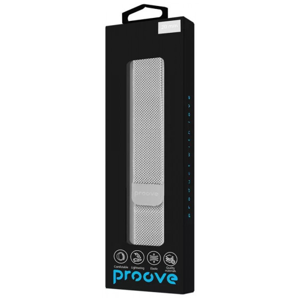 Фото - Ремінець для смарт-годинника Proove Metal Loop 20 mm silver (WBMLUW20MM29)