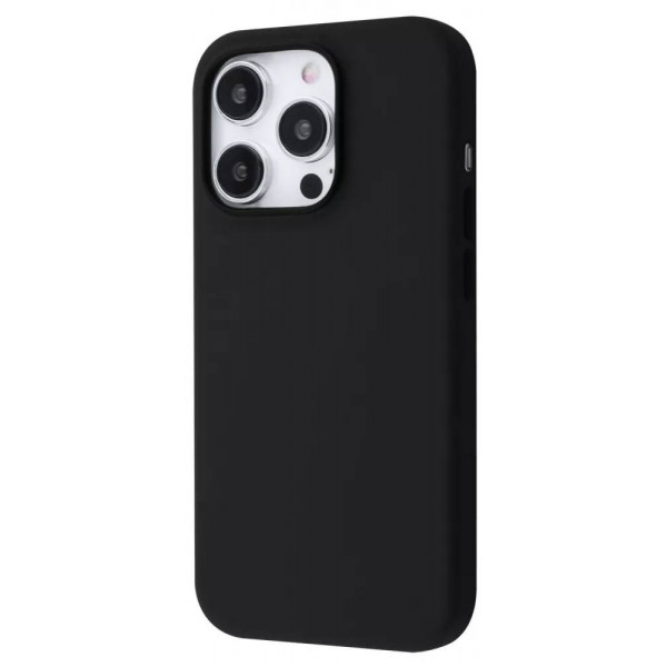 Фото - Чохол для смартфону  Silicone Case with Magnetic Ring iPhone 14 Pro Max Black (PCSMIP14PM02)