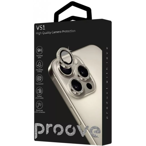 Фото - Захисне скло для смартфону Proove для камери VS1 iPhone 15 Pro/15 Pro Max Natural Titanium (CPPVSI15PM25)