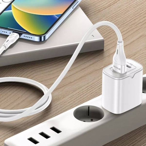 Фото - Кабель Proove Soft Silicone Micro USB 2.4A 1m White (492050003)