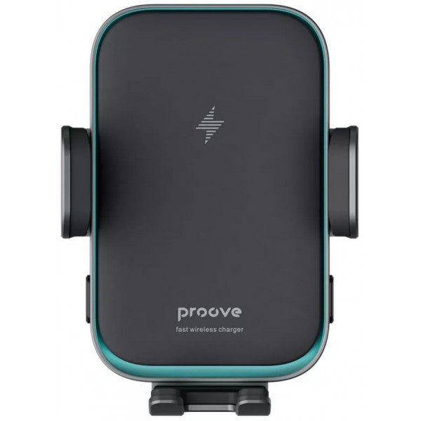 Фото - Автодержатель с беспроводной зарядкой Proove Triple Clamp Pro 15W Metal Gray (479200092)