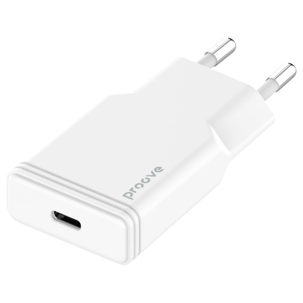 Фото - Мережевий зарядний пристрій Proove Slender 20W (Type-C) white