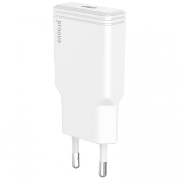 Фото - Мережевий зарядний пристрій Proove Slender 20W (Type-C) white