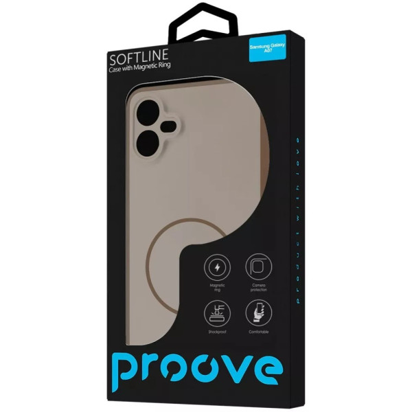 Фото - Чохол для смартфону Proove Softline Case with Magnetic Ring Samsung Galaxy A07 beige (PCLCSGSA781)