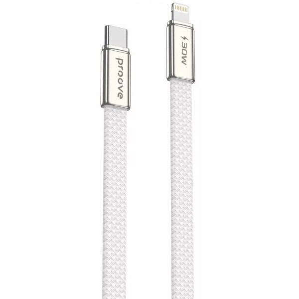 Фото - Кабель Proove AirLine Type-C to Lightning 30W (1m) white (CCAI30002102)