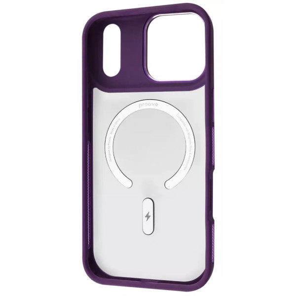 Фото - Чехол для смартфона Proove Clear Essence Case with Magnetic Ring iPhone 17 Pro Deep Purple (PCCEIP17P004)