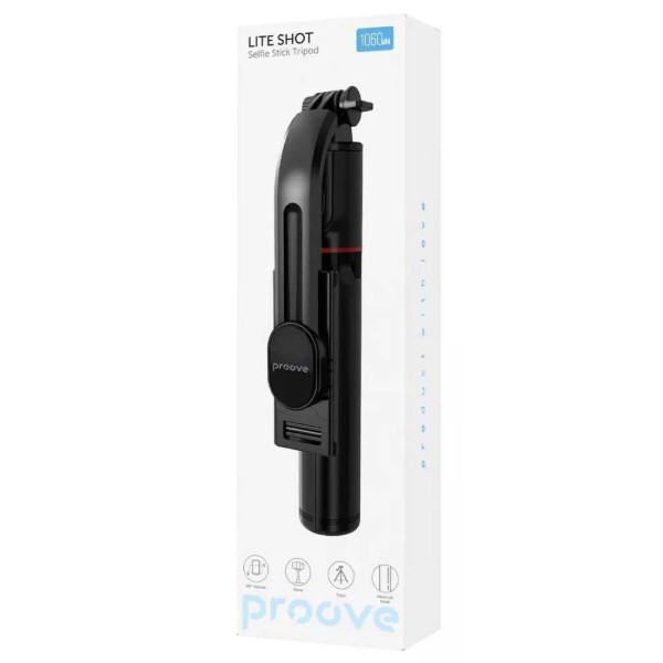 Фото - Трипод для селфи Proove Lite Shot 1060mm black (MPSC00000001)
