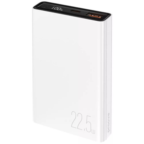 Фото - Батарея мобільна Proove Hyper Flux 22.5W 10000mAh White (PBH120120002)