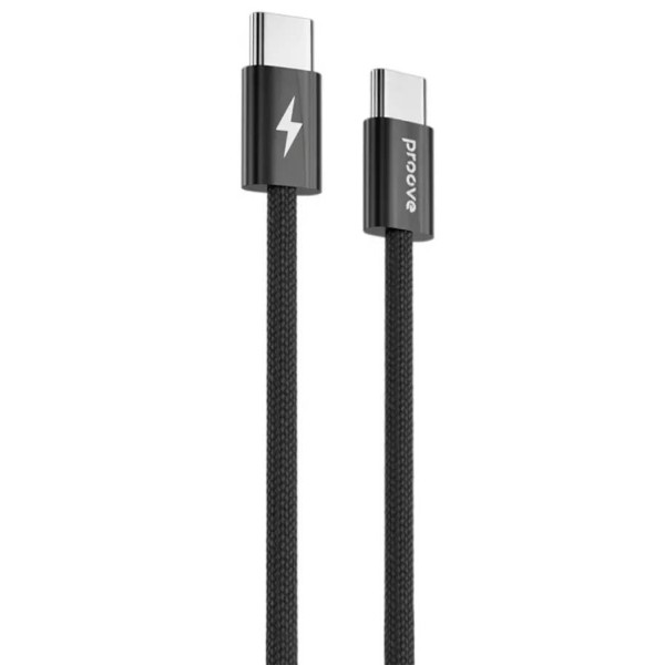 Фото - Кабель Proove Energy Stream Type-C to Type-C 60W 1m Black (CCES60002201)