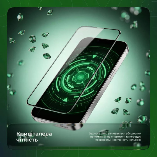 Фото - Захисне скло для смартфону Proove Safe Screen iPhone 16 Pro/17 black (PGPSS1I16P01)