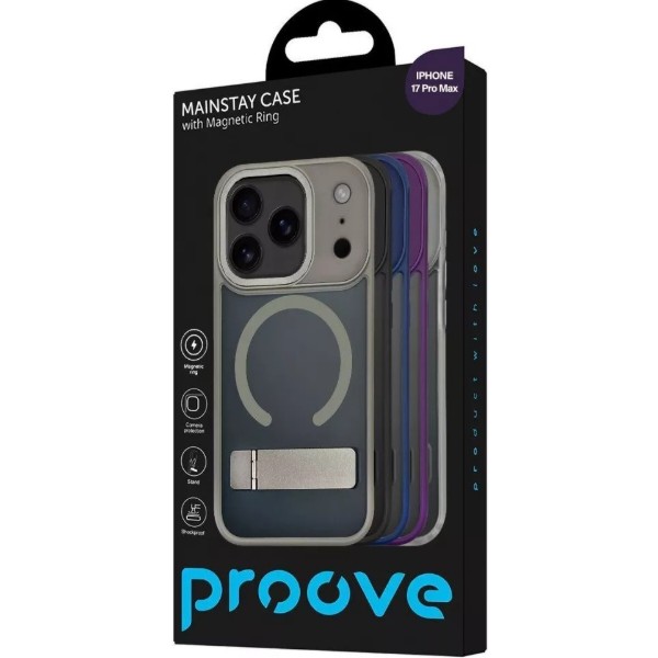 Фото - Чохол для смартфону Proove Mainstay Case with Magnetic Ring iPhone 17 Pro Max Deep Purple (PCMCIP17PM04)