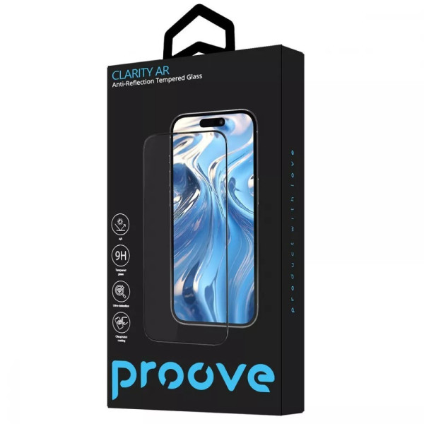 Фото - Захисне скло для смартфону Proove Clarity AR iPhone 17 Pro black (PGCARI17P001)
