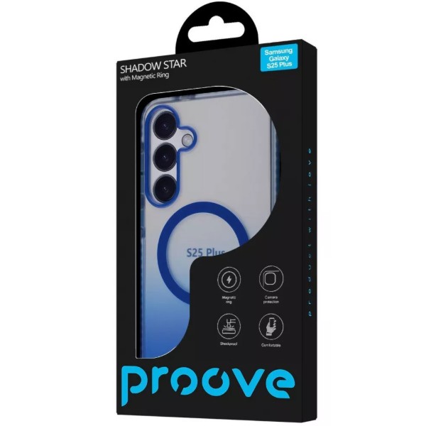 Фото - Чохол для смартфону Proove Shadow Star Case with Magnetic Ring Samsung Galaxy S25 Plus Blue (PCSSSGSP2512)