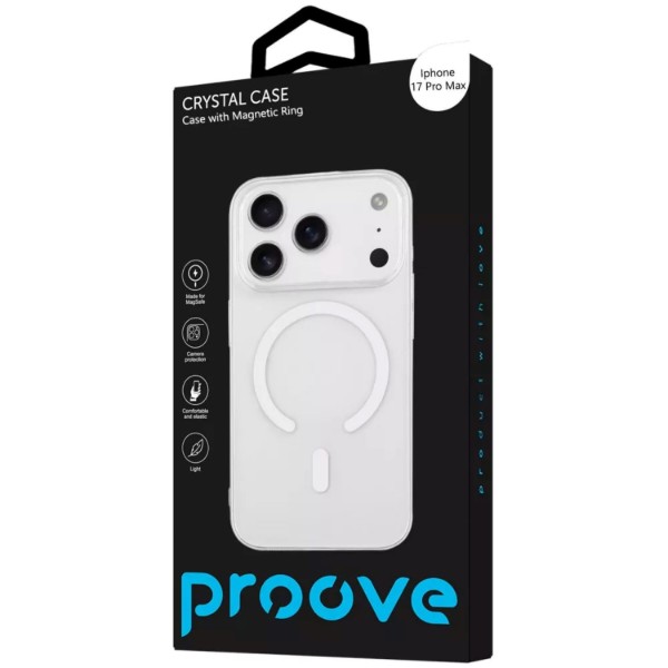 Фото - Чохол для смартфону Proove Crystal Case with Magnetic Ring iPhone 17 Pro Max brilliance (PCCCIP17PM59)