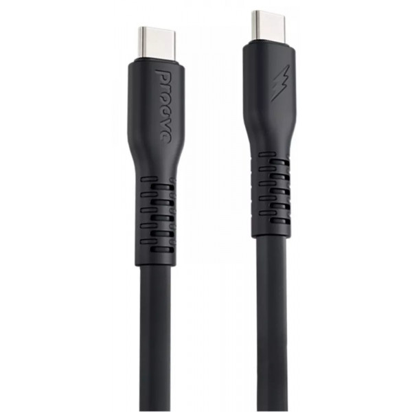 Фото - Кабель синхронизации данных Proove Eternal Type-C to Type-C 60W 2m Black (CCET60002221)