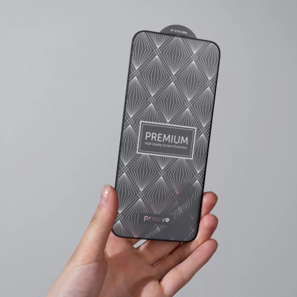 Фото - Захисне скло для смартфону Proove Premium iPhone 15 Pro Black (PGPPMI15P001)