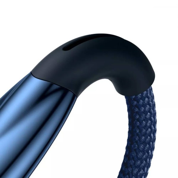 Фото - Кабель Baseus Glimmer Series Fast Charging Type-C to Type-C 100W 1m blue (CADH000703)