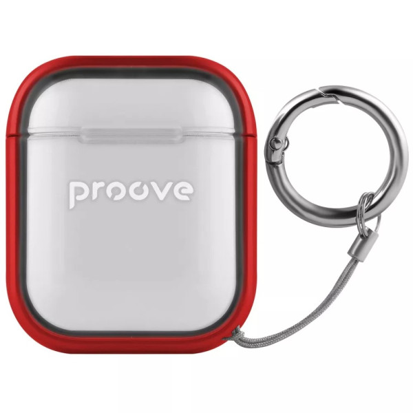 Фото - Чохол для навушників Proove Safe Box Case AirPods 1/2 red (PCSBAR120025)