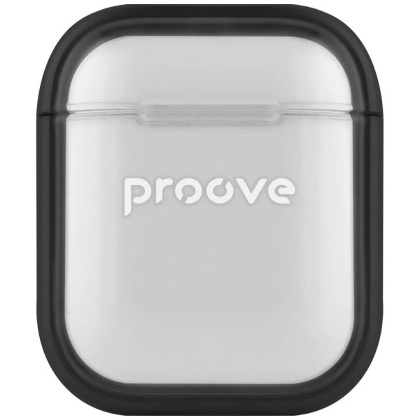 Фото - Чохол для навушників Proove Safe Box Case AirPods 1/2 black (PCSBAR120002)