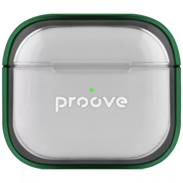 Фото - Чехол для наушников Proove Safe Box Case AirPods 3 green (PCSBAR030006) Фото - Чехол для наушников Proove Safe Box Case AirPods 3 green (PCSBAR030006)