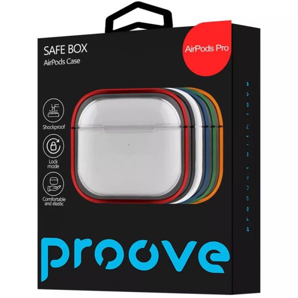 Фото - Чохол для навушників Proove Safe Box Case AirPods Pro red (PCSBARP00025)