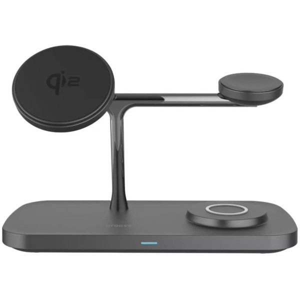 Фото - Бездротовий зарядний пристрій Proove Magnetic Field Pro 3 in 1 Qi2 black (WSMP15002001)