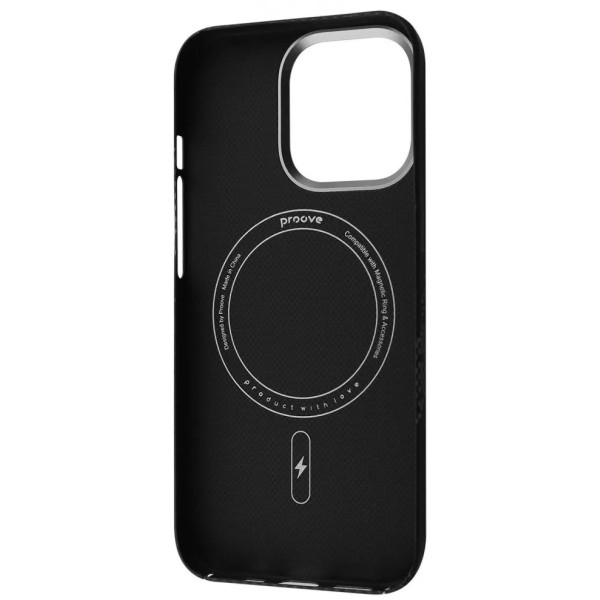 Фото - Чохол для смартфону Proove Carbon Slim with Magnetic Ring iPhone 16 Pro starfield (PCCSIP16P053)