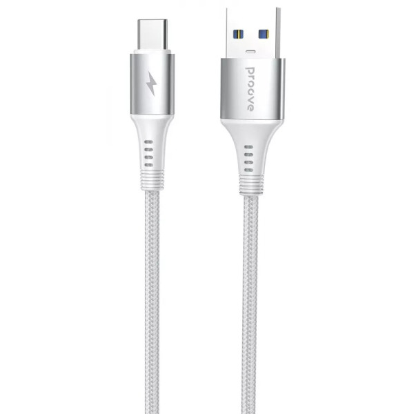 Фото - Кабель синхронізації даних Proove WireX USB to Type-C 3A (1m) White (CCWX15001202)