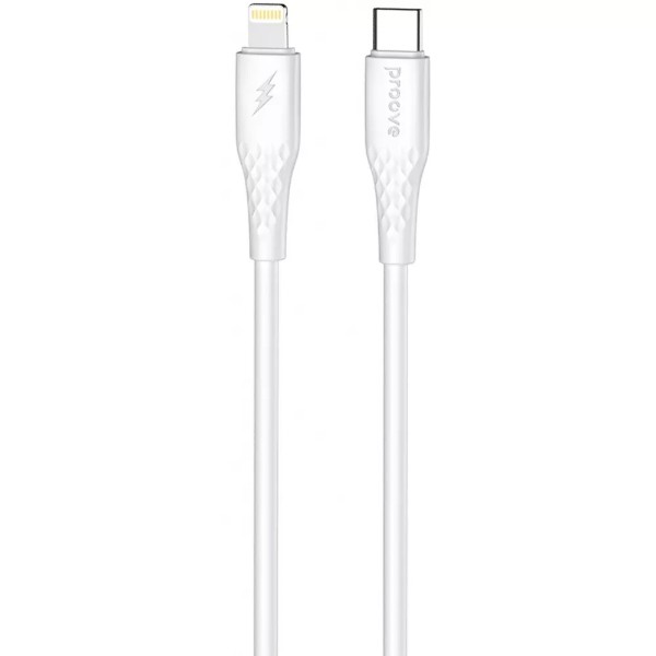 Фото - Кабель Proove GridLine Type-C to Lightning 27W 1m White (CCGL27002102)