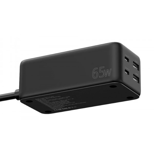 Фото - Мережевий фільтр Proove Power Strip Homester PD-03 1AC 65W 2 Type-C + 2USB Black (479280001)