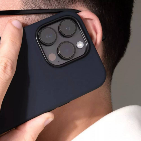 Фото - Чехол для смартфона Silicone Case with Magnetic Ring iPhone 14 Pro Storm Blue (PCSMIP14P018)