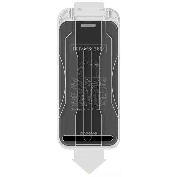 Фото - Захисне скло для смартфону Proove Privacy 360 Installation Box iPhone 14 Pro Max/15 Plus/16 Plus black (PG360I14PM01)