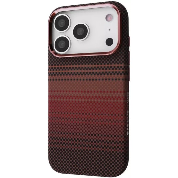 Фото - Чохол для смартфону Proove Gleam Case with Magnetic Ring iPhone 17 Pro Gold stripes (651820810)