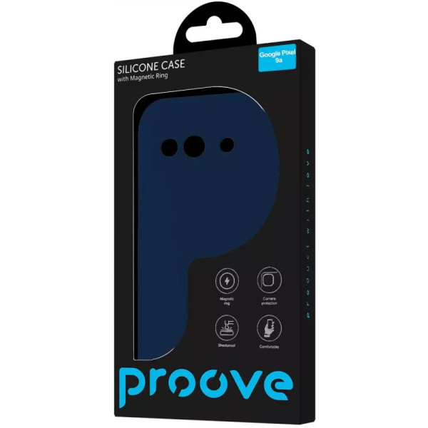 Фото - Чохол для смартфону Proove Silicone Case with Magnetic Ring Google Pixel 9a midnight blue (PCSLPX0A0908)