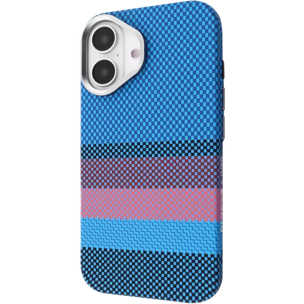 Фото - Чехол для смартфона Proove Gleam Case with Magnetic Ring iPhone 16 blue borders (PCGCIP160063)