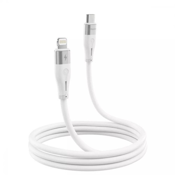Фото - Кабель Proove Soft Silicone Type-C to Lightning 27W 1m White (492060003)