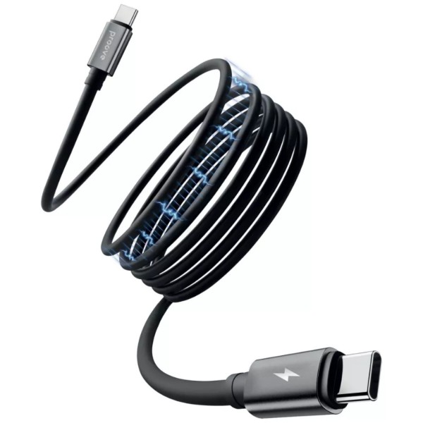 Фото - Кабель Proove Magneto Type-C to Type-C 60W 1m Black (CCMA60002201)