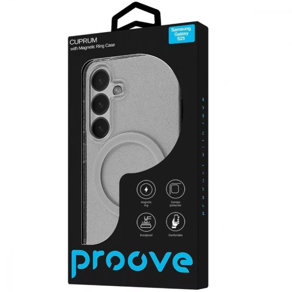 Фото - Чехол для смартфона Proove Cuprum Case with Magnetic Ring Samsung Galaxy S24/S25 black (PCCCSGS02502)
