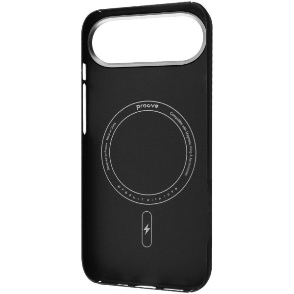 Фото - Чохол для смартфону Proove Carbon Slim with Magnetic Ring iPhone 17 Air onyx (PCCSIP17AR60)
