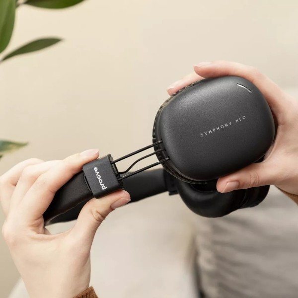 Фото - Навушники накладні бездротові Proove Symphony Neo (APP) black (HPSN0001AP01)