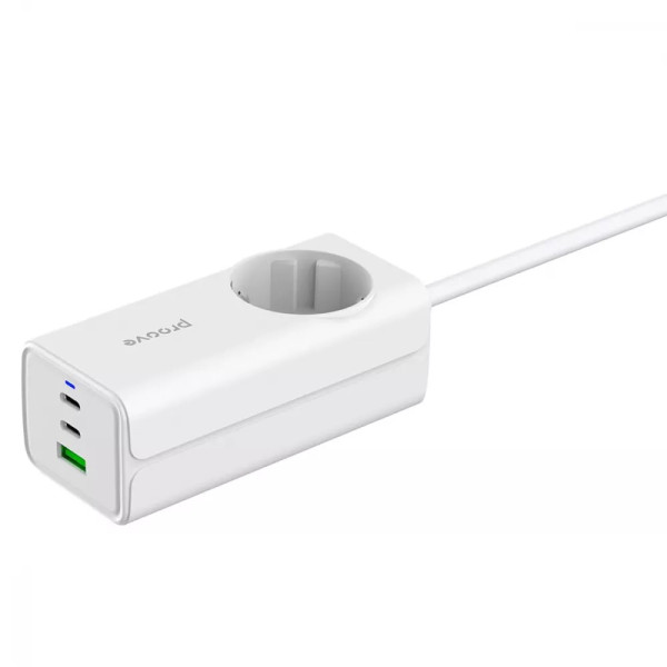 Фото - Мережевий фільтр Proove Power Strip PD-02 65W (2 Type-C + 1USB) White (PSP165210001)
