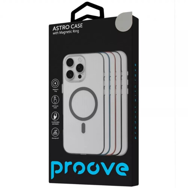 Фото - Чохол для смартфону Proove Astro Case with Magnetic Ring iPhone 12 Pro Max Black (PCASIP12PM02)