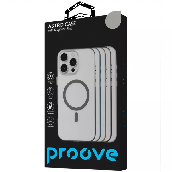 Фото - Чохол для смартфону Proove Astro Case with Magnetic Ring iPhone 14 Pro black (PCASIP14P002)
