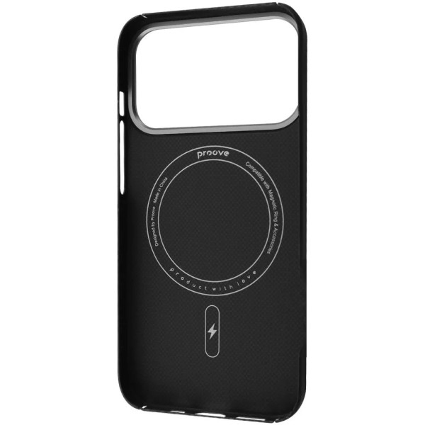 Фото - Чохол для смартфону Proove Carbon Slim with Magnetic Ring iPhone 17 Pro Max nightfall (PCCSIP17PM51)