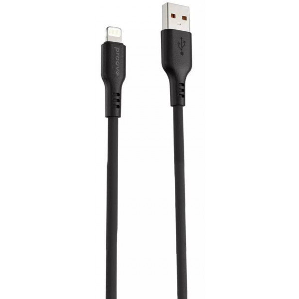 Фото - Кабель синхронизації даних Proove Rebirth Lightning 2.4A 1m Black (CCRE60001101)