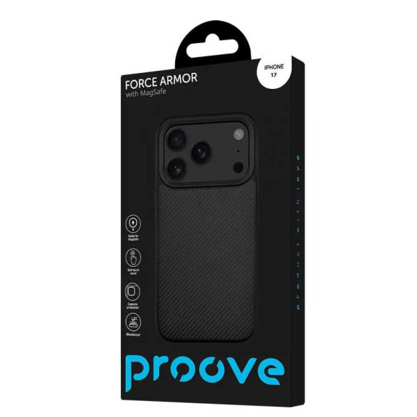 Фото - Чохол для смартфону Proove Force Armor Case with Magnetic Ring iPhone 17 Black (PCFAIP170002)
